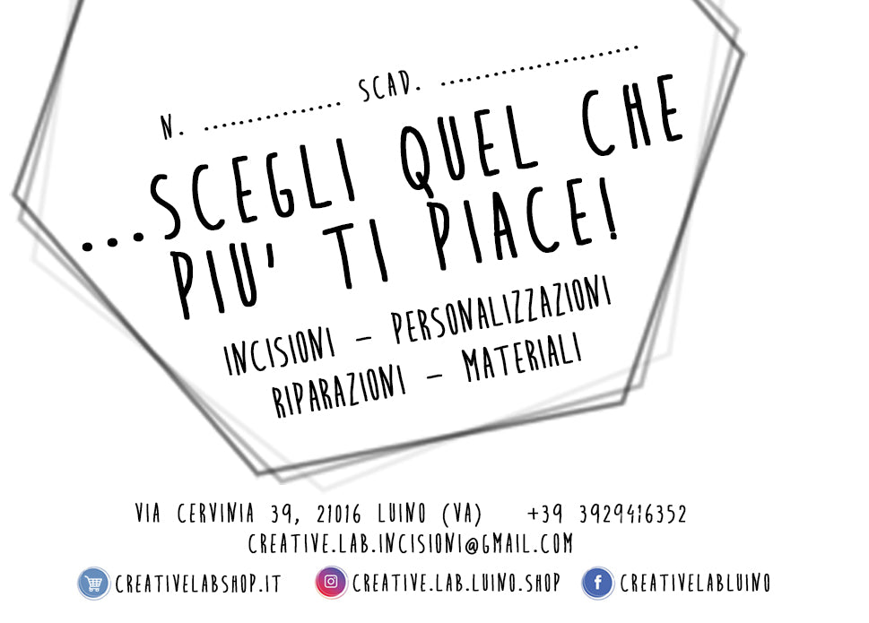 Gift Card * Regala Emozioni Personalizzate