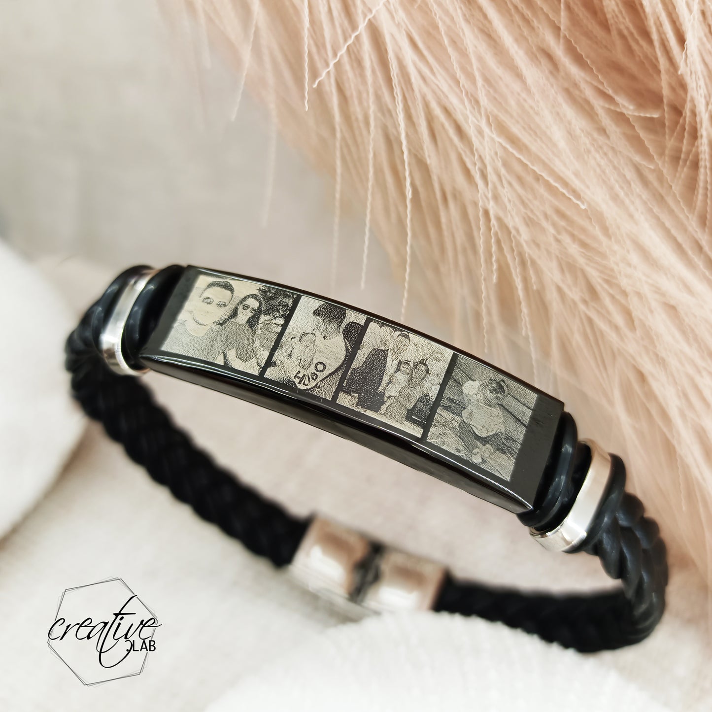 Bracciale da uomo con foto G103