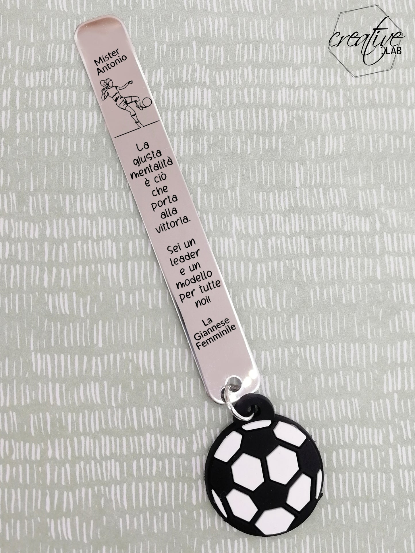 Segnalibri per mister di calcio, personalizzabile