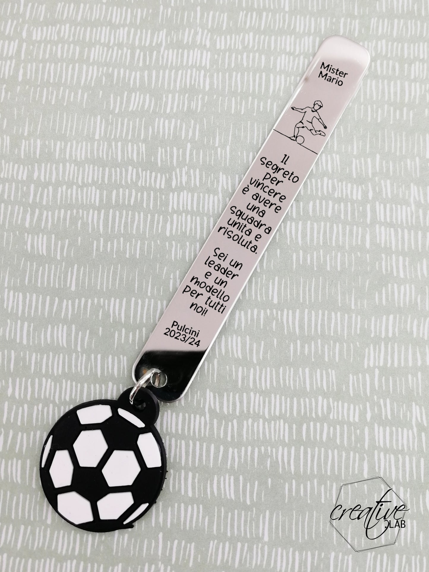 Segnalibri per mister di calcio, personalizzabile
