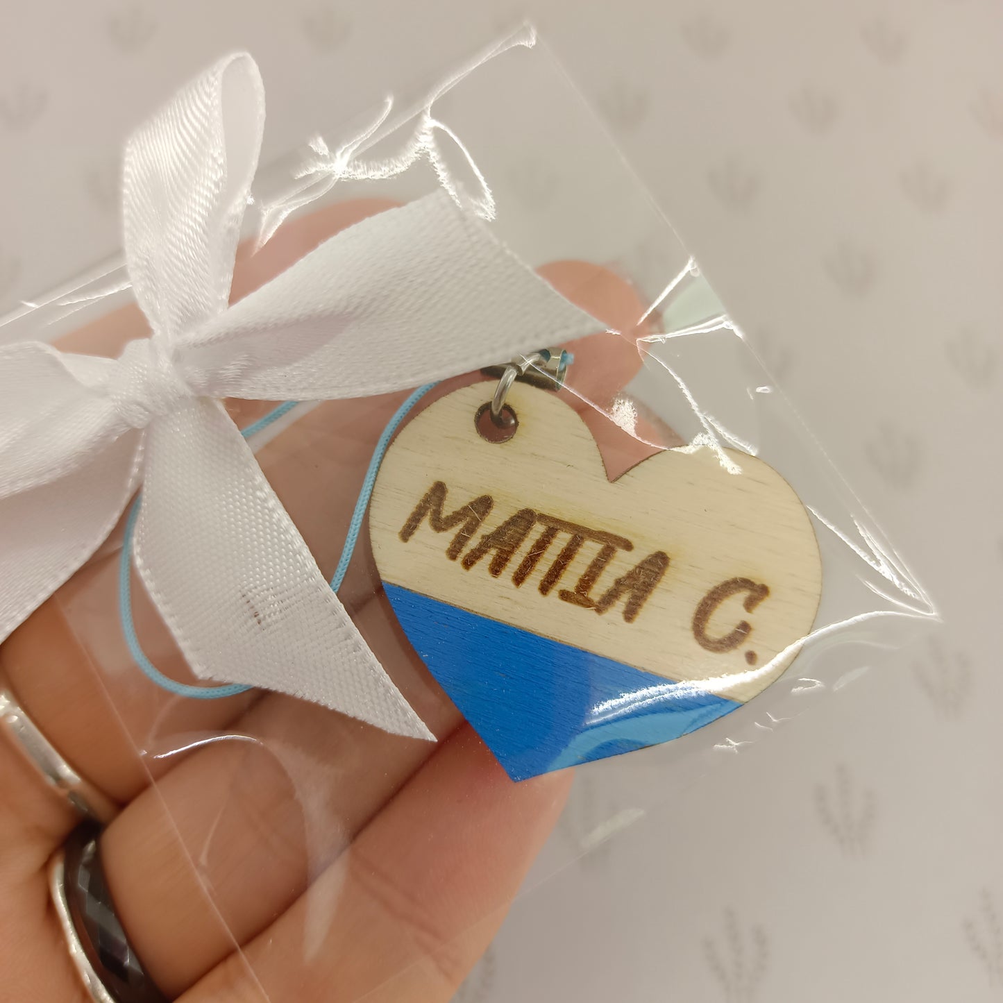 Cuori decorativi da astuccio/zaino personalizzabili con nome