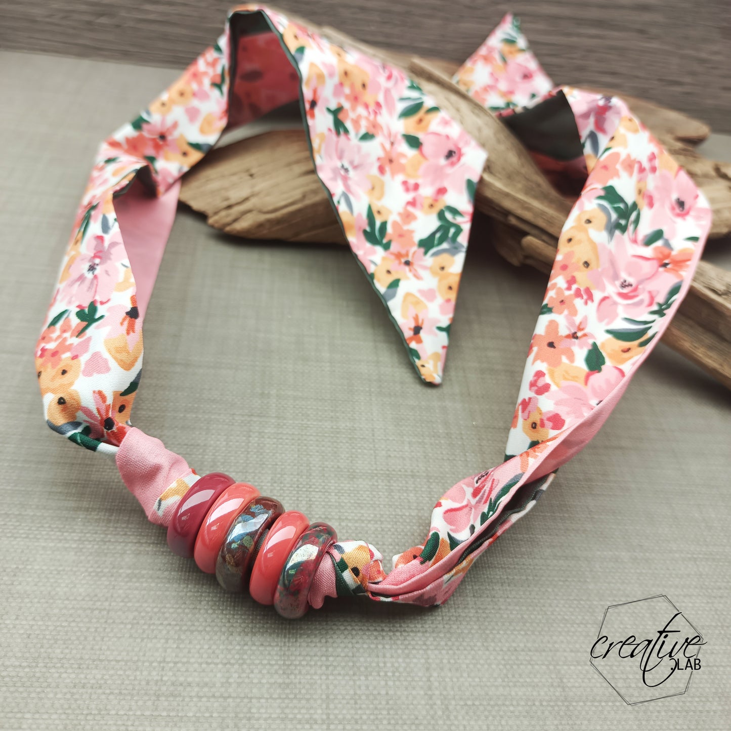 Collana/Bracciale/Cavigliera Good Vibe Vagabonda fiori rosa
