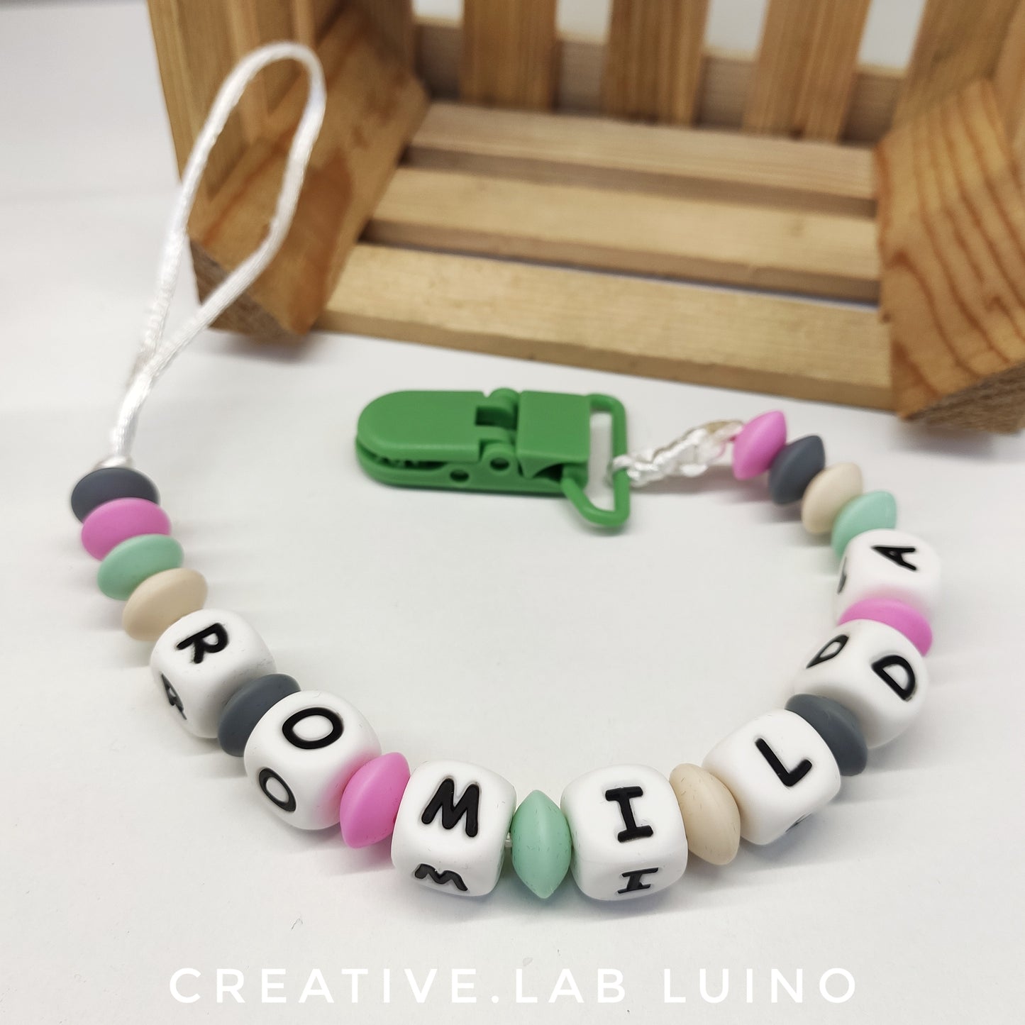 Porta ciuccio personalizzabile