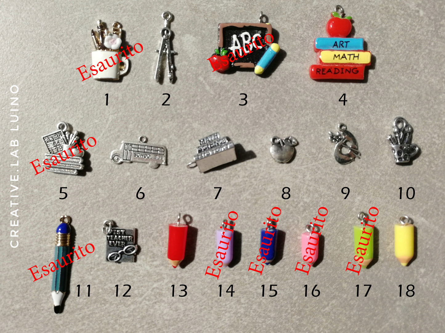 Portachiavi per insegnante con ciondolo (C1+ch)