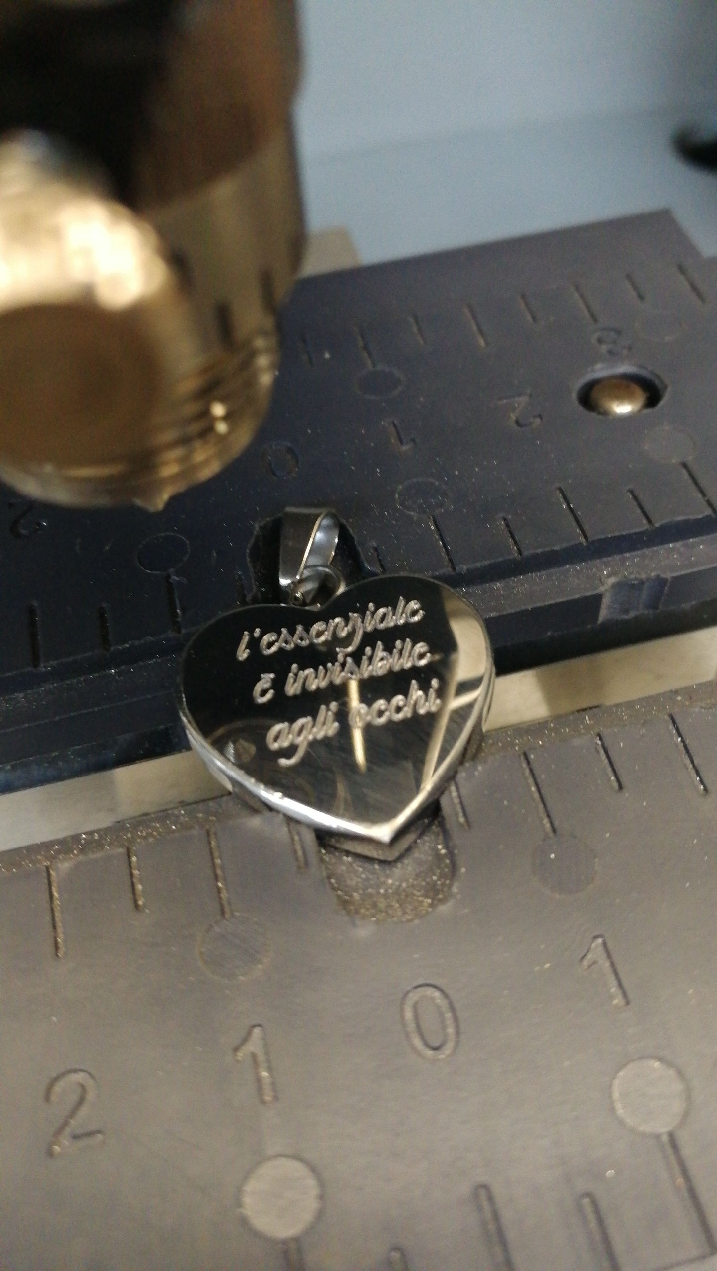 Ciondolo a cuore personalizzabile (A11)