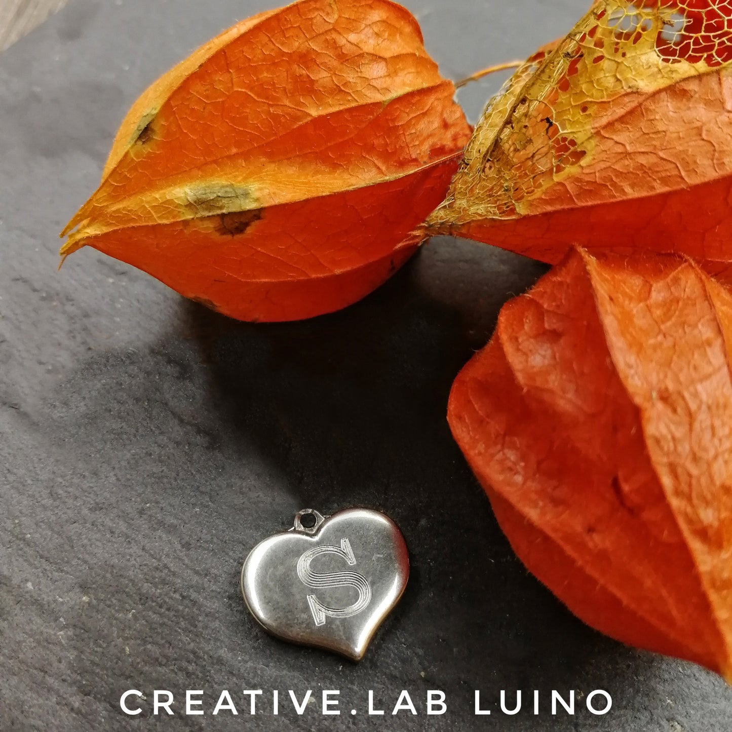 Ciondolo cuore piccolo personalizzato (A6)