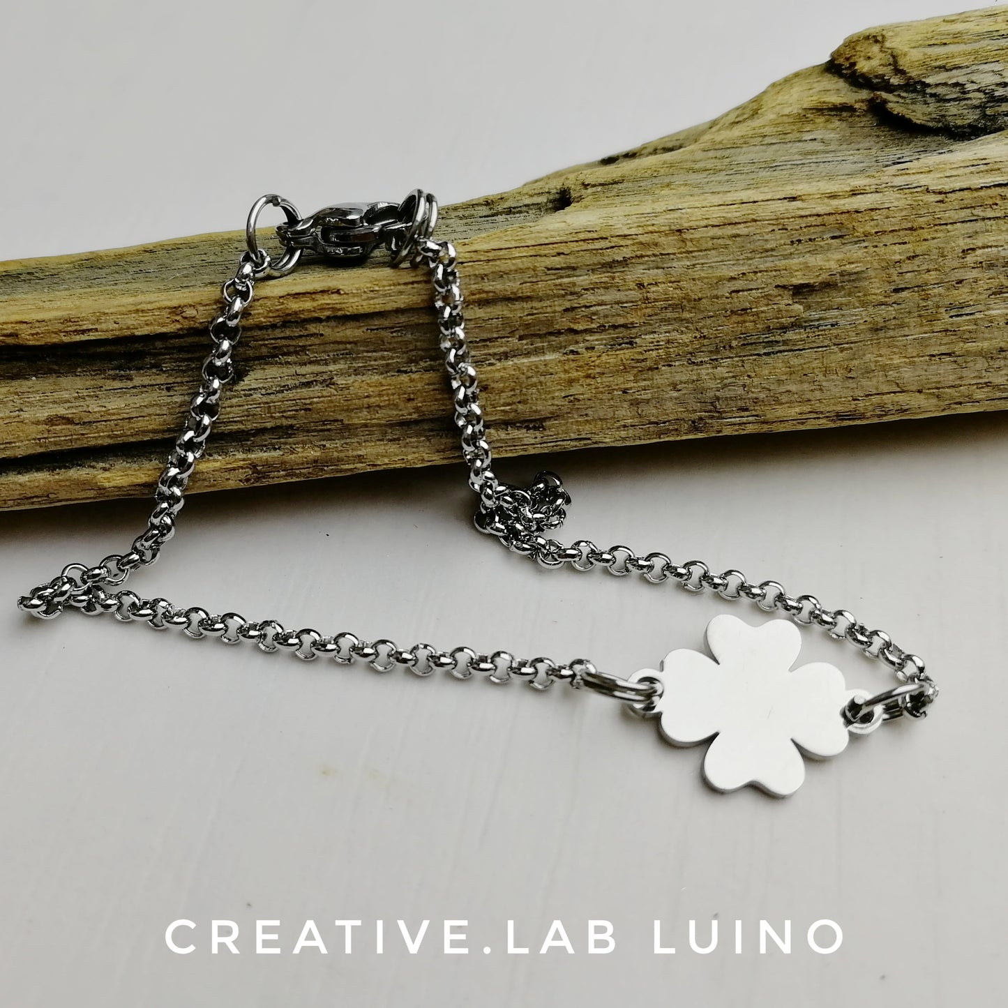 Bracciale catena con quadrifoglio (G80)