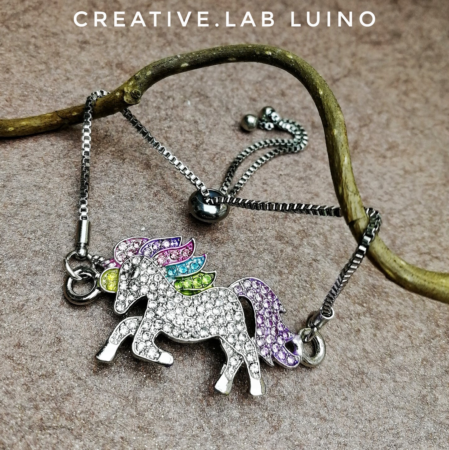 Bracciale con unicorno (G73)