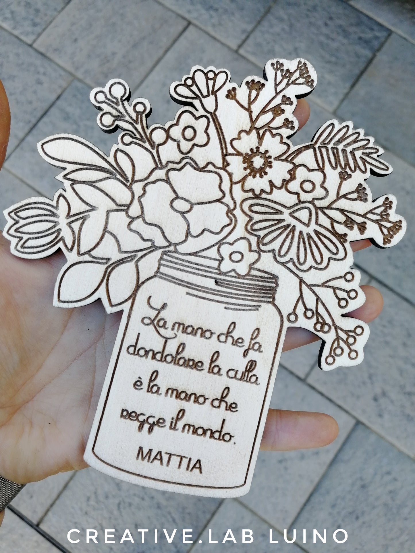 Decorazione personalizzabile per la mamma