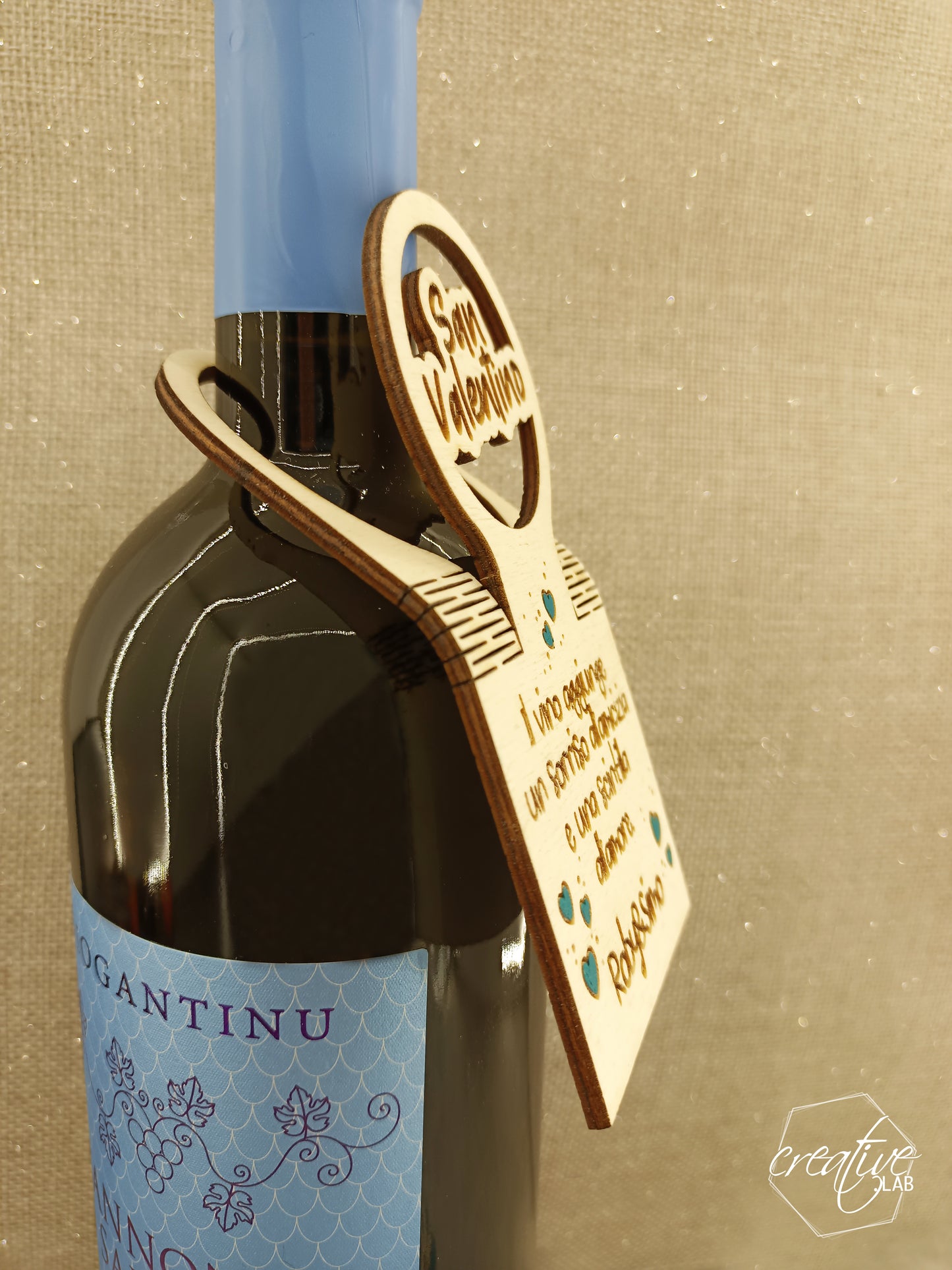 Tag per vino personalizzabile