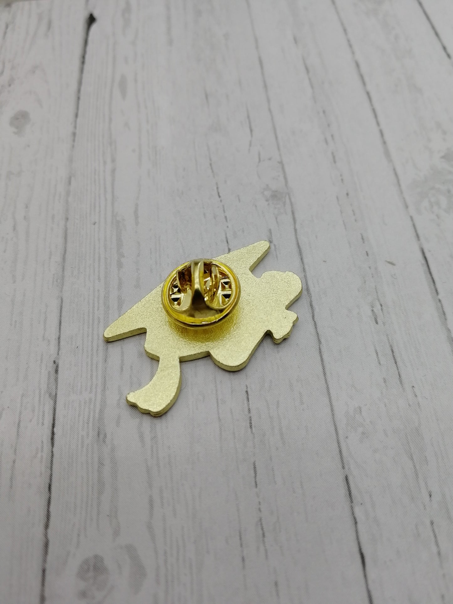 Spilla per laurea con dedica su cartoncino