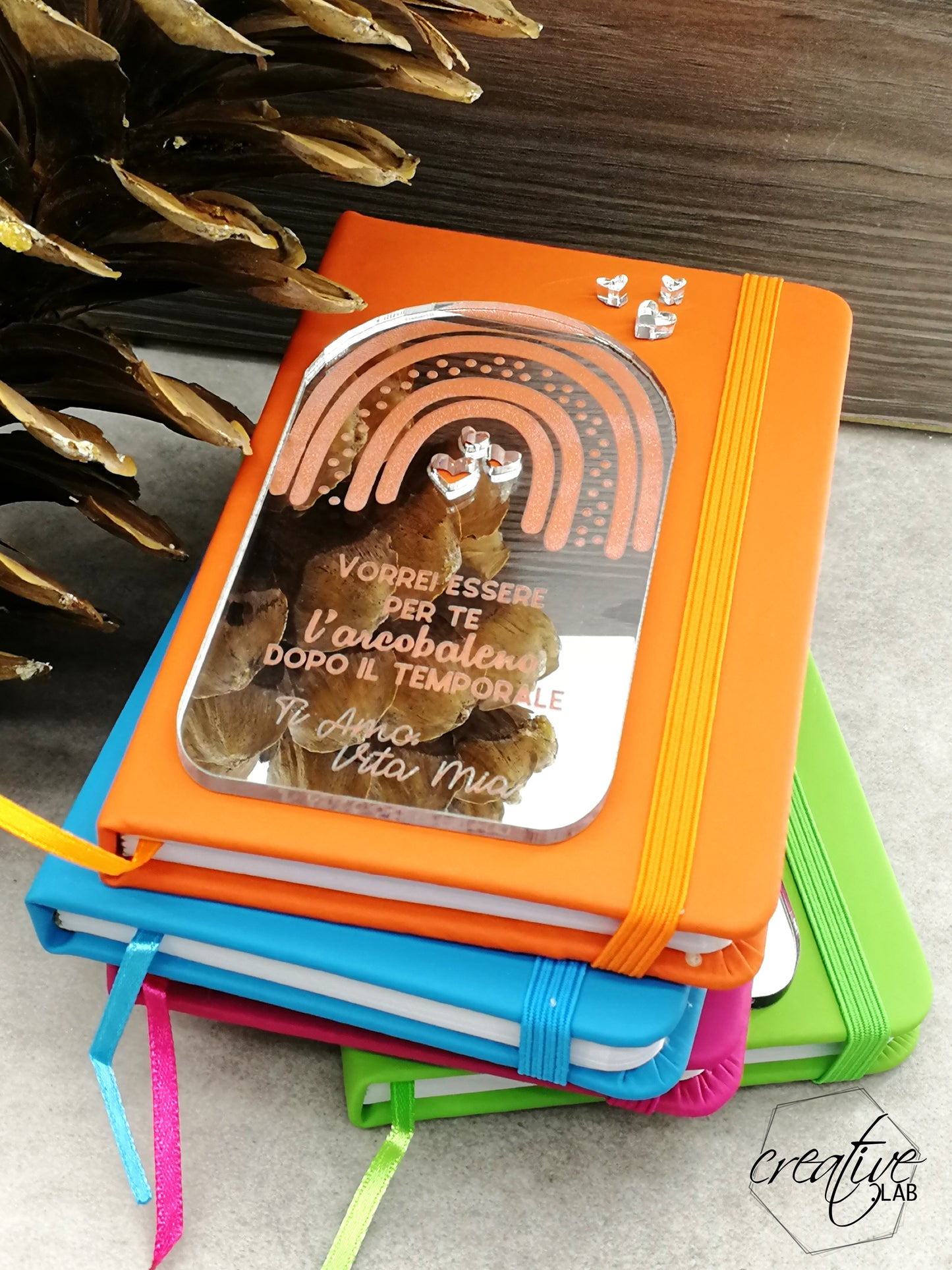 Notes con personalizzazione arcobaleno