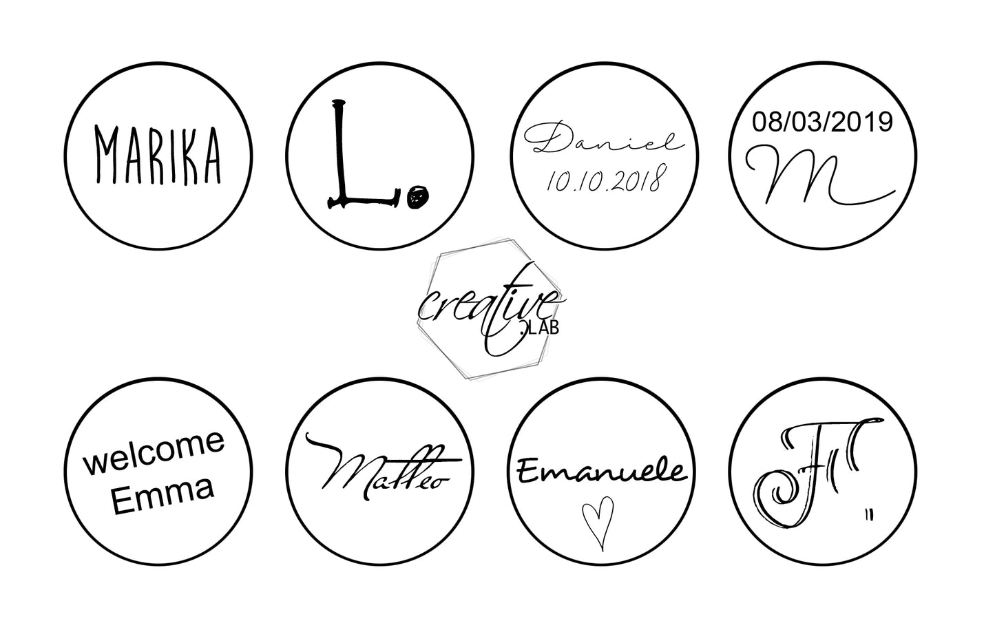 Ciondolo nascita con piedini rosa/azzurri da personalizzare (B33)