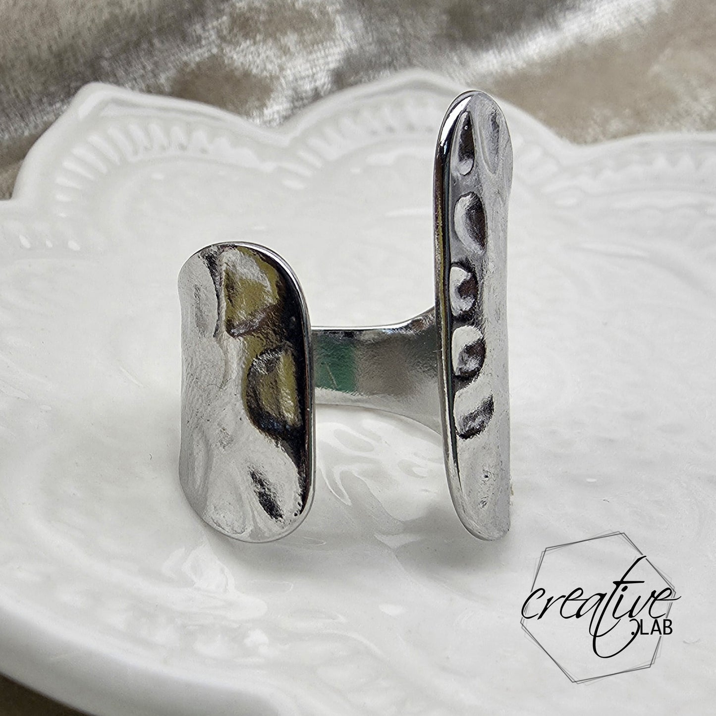 Anello in acciaio Anima Ruvida