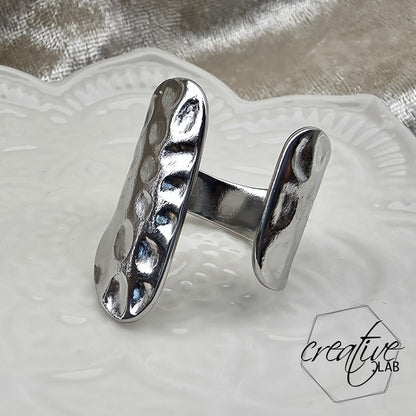 Anello in acciaio Anima Ruvida