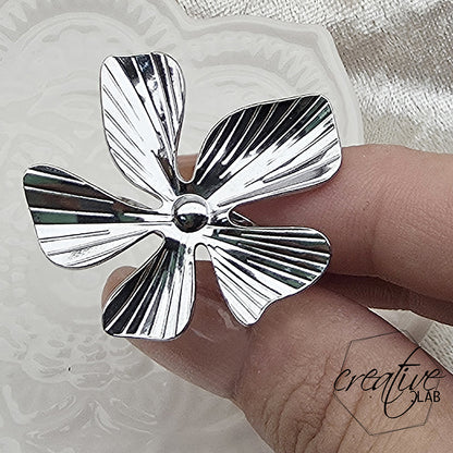 Anello in acciaio Gran Fiore