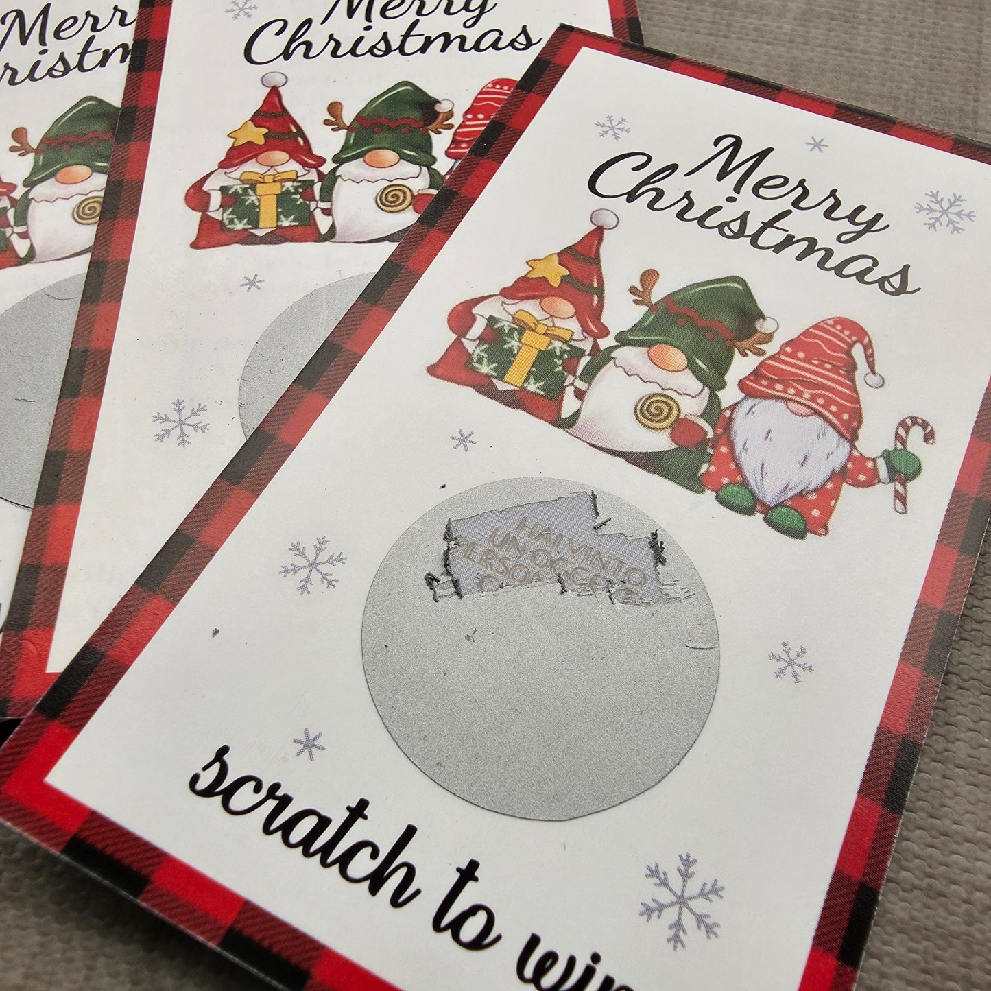 Card gratta e vinci Natale