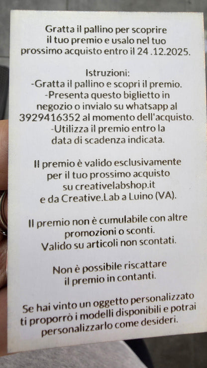Card gratta e vinci Natale
