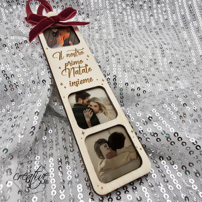 Decorazione natalizia con foto personalizzabili