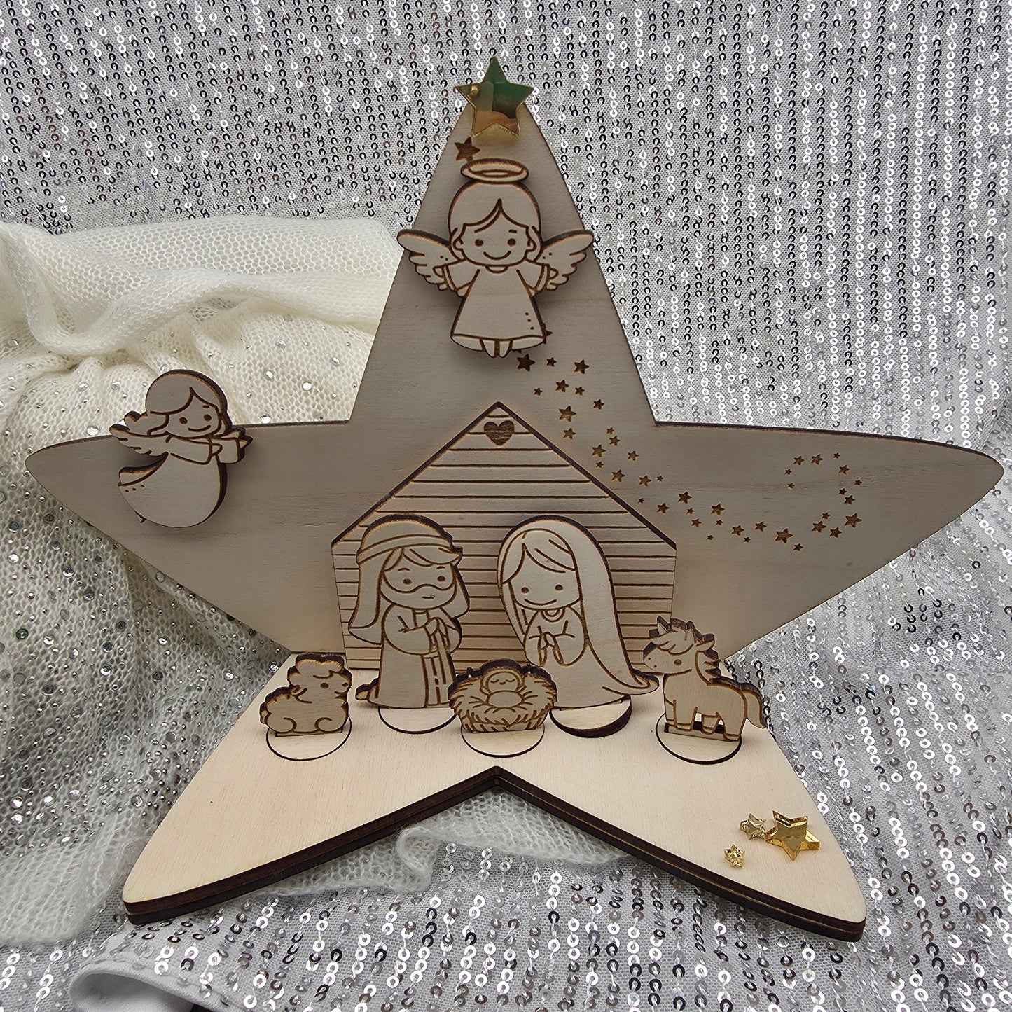 Presepe Stella, personalizzabile