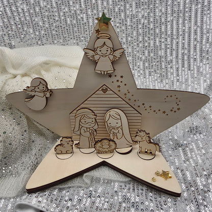 Presepe Stella, personalizzabile