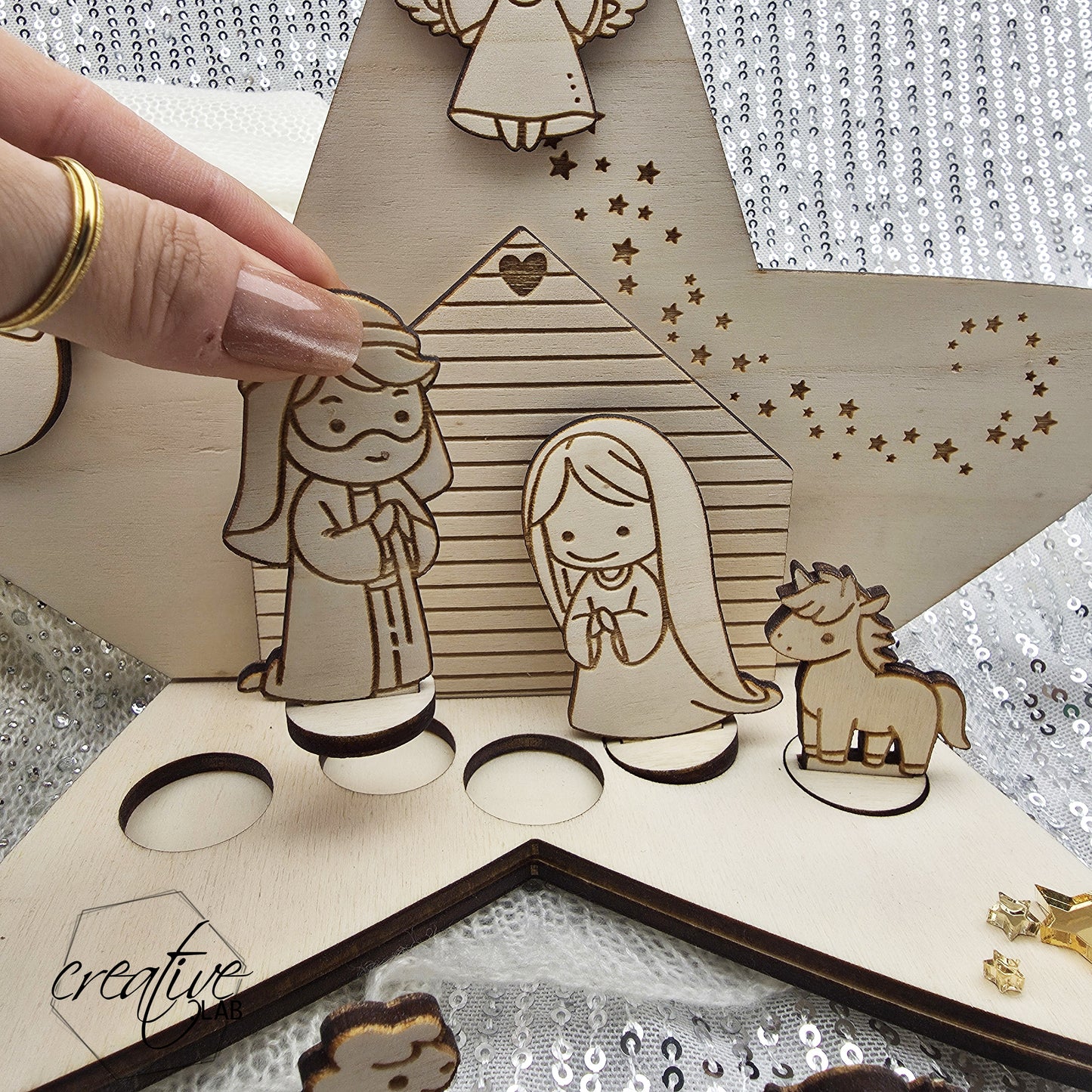 Presepe Stella, personalizzabile