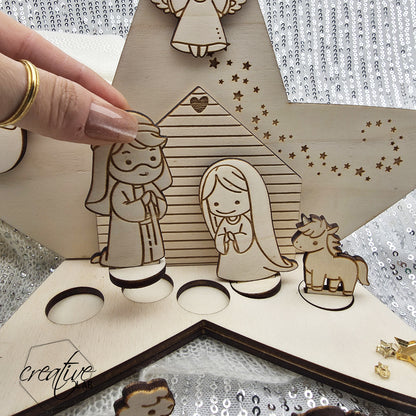 Presepe Stella, personalizzabile