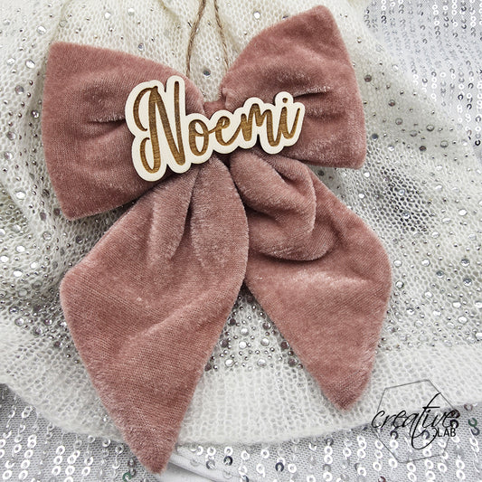 Fiocco peluche personalizzabile