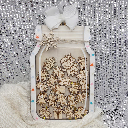 Barattolo Natalizio, personalizzabile per maestre e catechiste