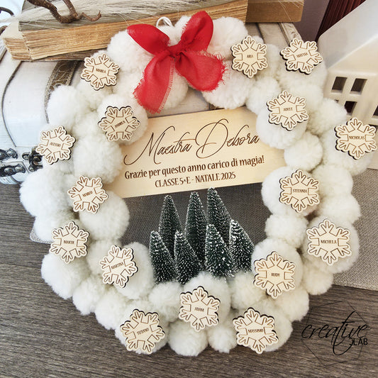 Ghirlanda natalizia, personalizzabile