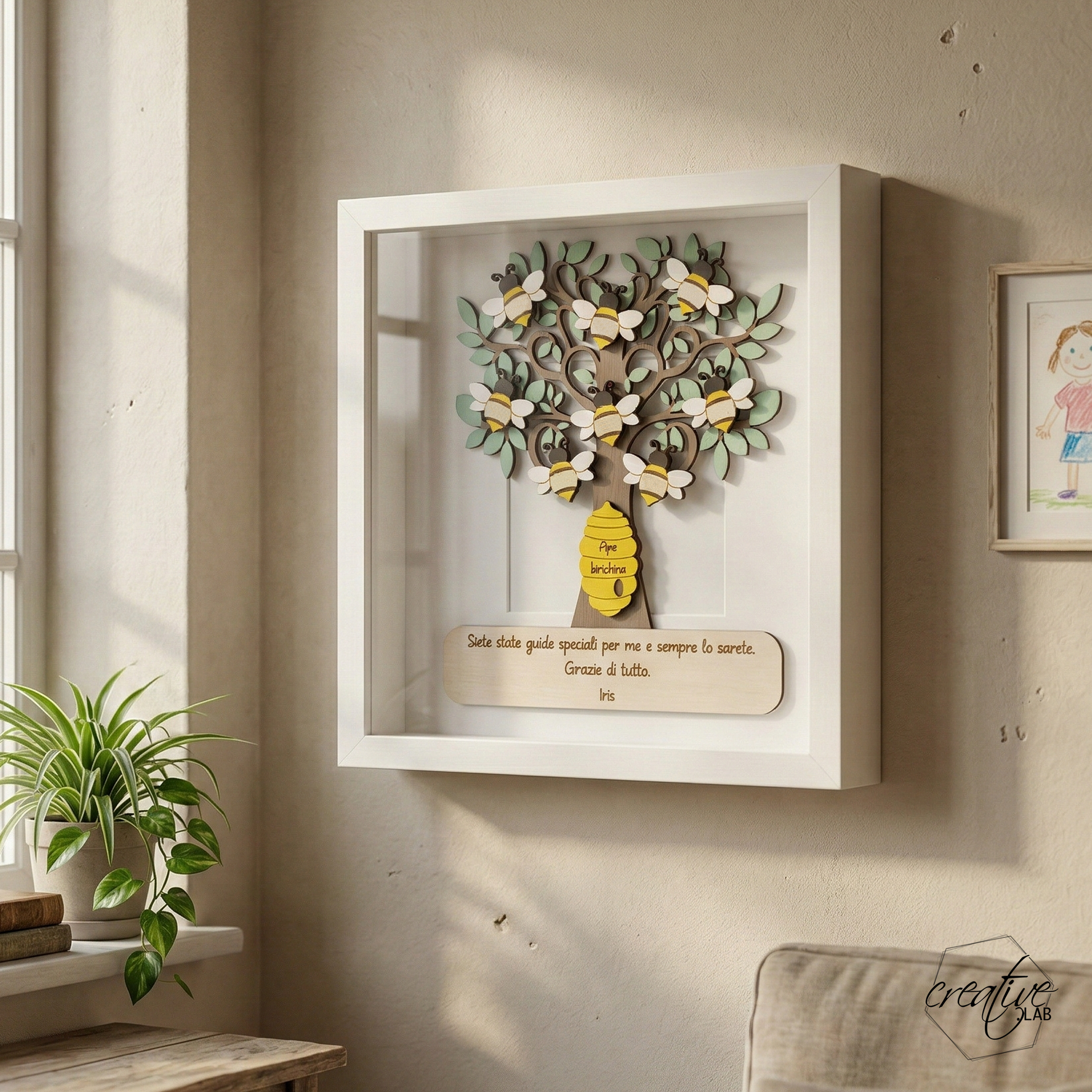 Quadro - Acca - 194DH.70 - Albero Della Vita - Legno