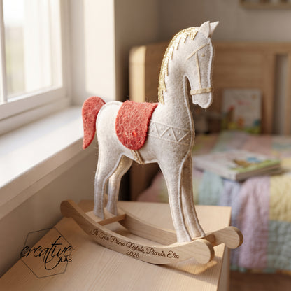 Cavallino a Dondolo "Primo Sogno" Personalizzabile