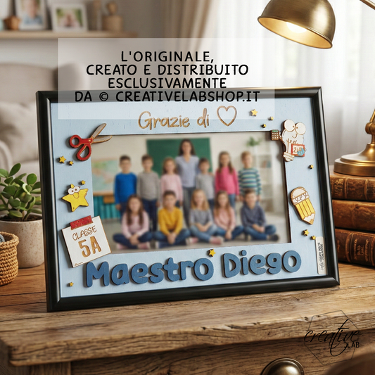 Cornice per insegnante, personalizzabile