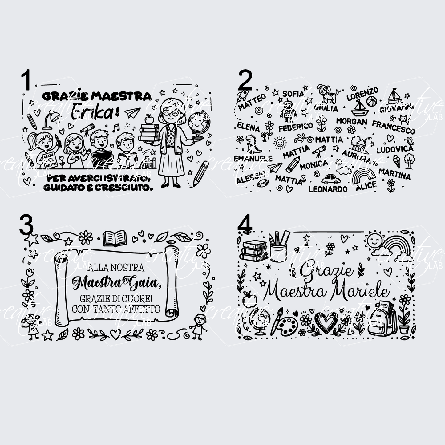Scrigno dei Nomi – Set Regalo d’Eccellenza per Insegnanti