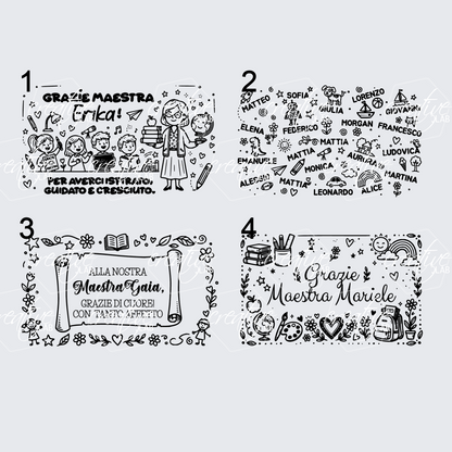 Scrigno dei Nomi – Set Regalo d’Eccellenza per Insegnanti