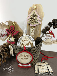decorazioni natalizie personalizzabili | regali natale personalizzati