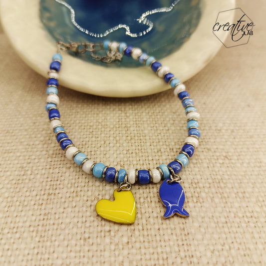 Bracciale OCEANO D'AMORE blu