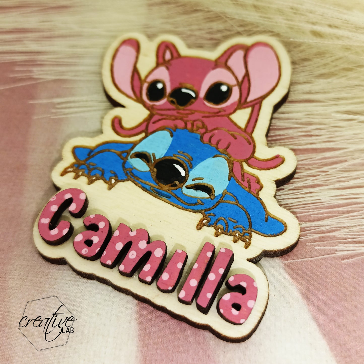 Calamita Lilo & Stitch, personalizzabile