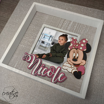 Cornice con Minnie, personalizzabile