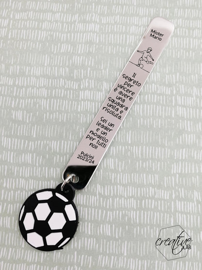 Segnalibri per mister di calcio, personalizzabile