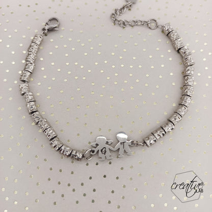 Bracciale con bimbi personalizzabili
