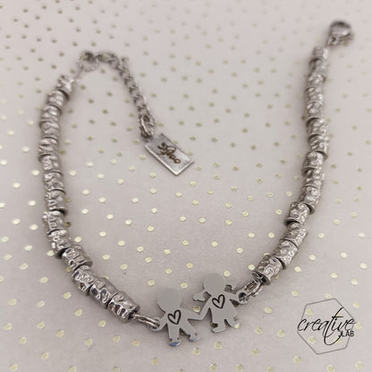 Bracciale con bimbi personalizzabili