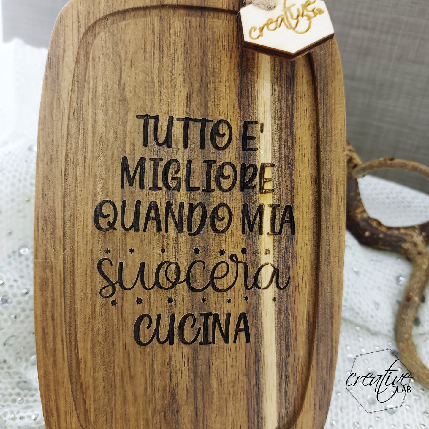 Tagliere in legno, personalizzabile