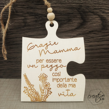 Puzzle per mamma, personalizzabile