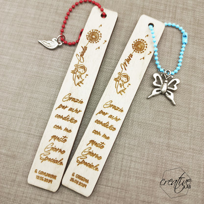 Decoro in legno per Cresima/Comunione, personalizzabile
