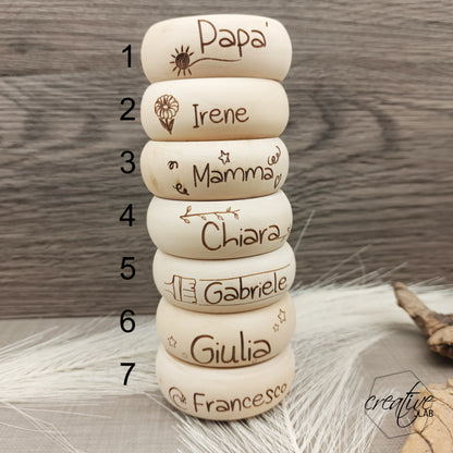 Portatovagliolo, personalizzabile