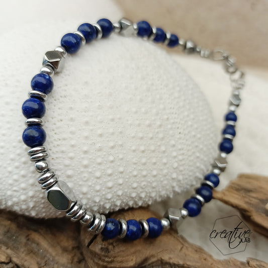 Bracciale da uomo blu