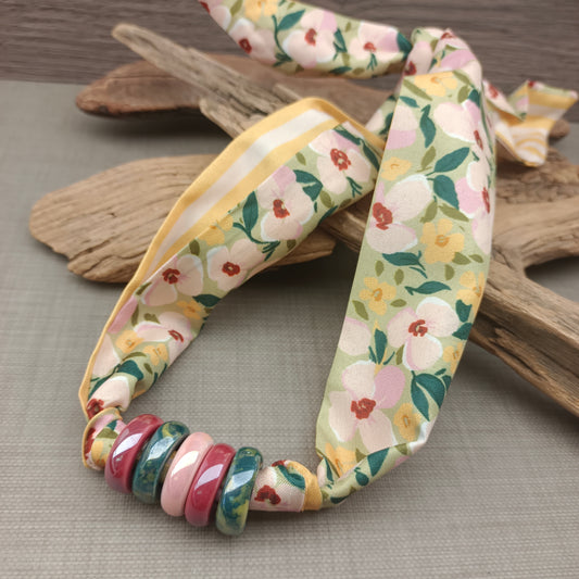 Collana/Bracciale/Cavigliera Good Vibe Vagabonda fiori bianchi