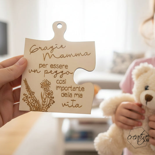Puzzle per mamma, personalizzabile