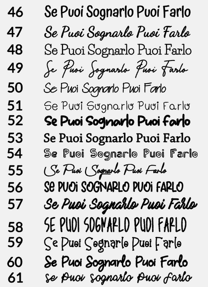 Card in bamboo personalizzabile con firme originali dei bambini